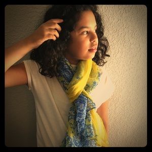 Yellow and Blue Scarf
